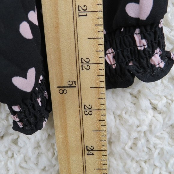 H&M*‎ Women's Long Sleeve Boat Neck Elastic Hem/Cuffs Pullover Blouse~ Size 8 - Picture 9 of 10